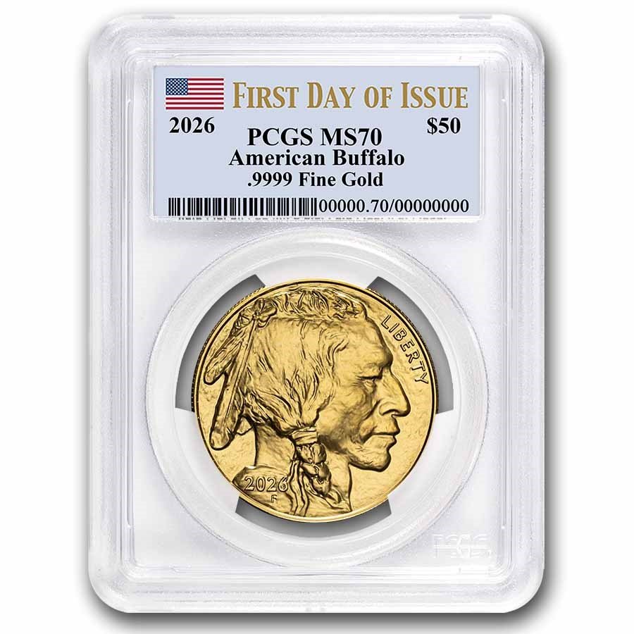 2026 1 oz Gold Buffalo MS-70 PCGS (First Day of Issue)